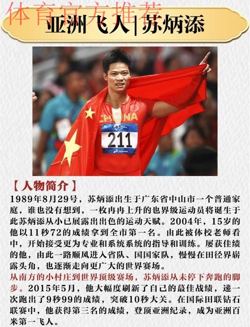 苏炳添：感谢自己体育生涯当中的“伴儿”